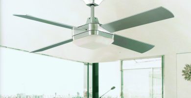 modenos de ventiladores de techo con mando y luz